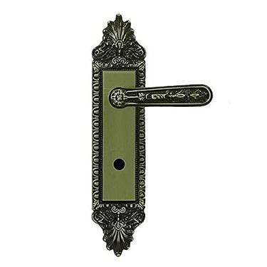 Imagem de Fechadura banheiro colonial alavanca s40mm latonado Aliança