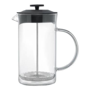 Imagem de Cafeteira Francesa 600 ml em Vidro e Tampa de Plástico Preta Lyor