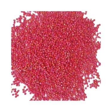 Imagem de Contas de Semente de Vidro Checo 4mm (23 unidades) - Efeito Laca Cozid