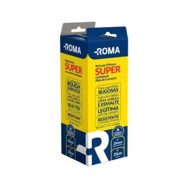 Imagem de Rolo de Pele Carneiro 23cm para Pintura Profissional - Roma