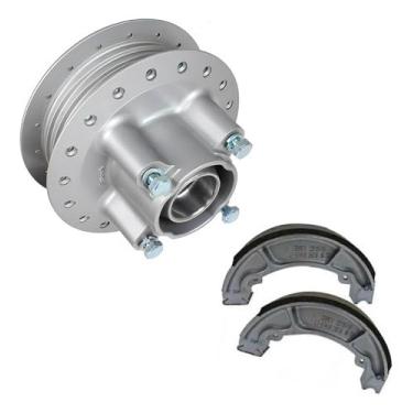 Imagem de Cubo De Roda Traseira Honda Pop 100 Pop 110 Fabreck + Lonas