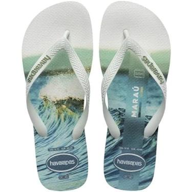 Imagem de Chinelo Havaianas Top Surfer Branca Maraú 2025-26 Tamanho 43-44