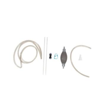 Imagem de Bothyi Sifão para aquário, limpador de cascalho, limpador de aquário para entusiastas de peixes, manual com tubo rígido para troca de água e filtro, 2 Tubo Rígido