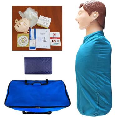 Imagem de Manequim De Treinamento De Rcp, Simulador De Ressuscitação Cardiopulmonar Adulto Profissional, Manequim De Treinamento De Primeiros Socorros Para Educação E Ensino