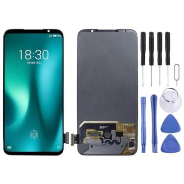 Imagem de YUNCHAO Acessórios telefônicos Tela LCD original para Meizu 16S Pro com o Digitizer Full Monty Substituição do telefone celular