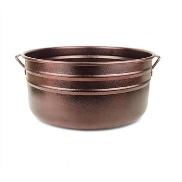 Imagem de Tina Escalda Pés, Bacia Pedicure, Balde Newborn, Ofurô Pinus(ouro velho)