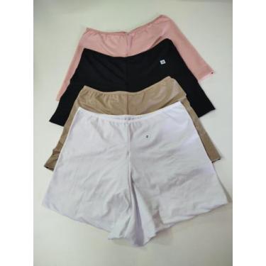 Imagem de kit com 02 shortinho anagua, segunda pele ideal para não marcar a roup