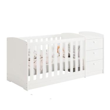 Imagem de Berço Multifuncional Atlanta - Branco Fosco - Abra Cadabra