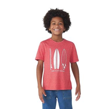 Imagem de Camiseta Infantil Menino Manga Curta Tradicional Com Estampa Hering Kids