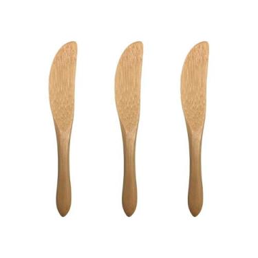 Imagem de kit Espátulas de Bambu (3 Peças) - Mimo Style