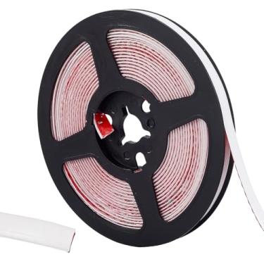 Imagem de CRASPIRE Fita selante branca de 19,7 m x 0,8 cm Fita de vedação de vaso sanitário PVC à prova d'água à prova de manchas autoadesiva banheiro cozinha chuveiro calafetagem decorativa para moldagem de