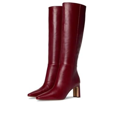 Imagem de Sam Edelman Bota de cano alto feminina Sylvia, Cabernet Red, 42