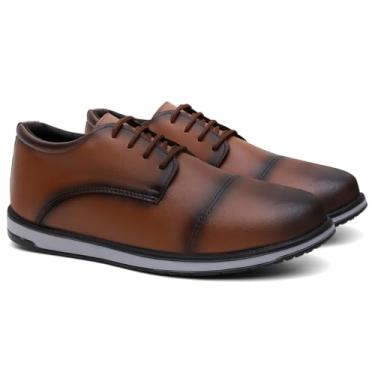 Imagem de Sapato Casual Oxford Masculino – Conforto e Estilo para Todas as Ocasiões (Whisky, BR, Adulto, Numérico, 40)