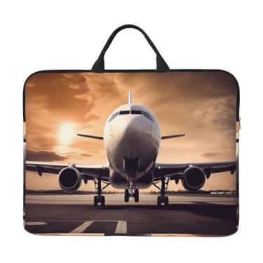 Imagem de Capa para laptop de avião de 14 polegadas, bolsa de transporte para computador, à prova de choque, capa protetora para notebook, bolsa portátil para laptop, bolsa à prova d'água, para homens e