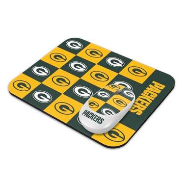 Imagem de SOAR Mouse pad sem fio NFL - xadrez, Green Bay Packers