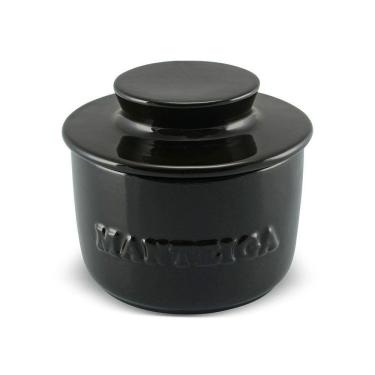 Imagem de Manteigueira Francesa De Cerâmica 250 G Preta Ceraflame