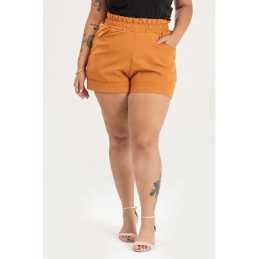 Imagem de Bermuda Alfaiataria Plus Size c/ Bolso e Botão Lateral - Serena, G8, C