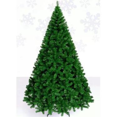 Imagem de Árvore De Natal Cor Verde Gigante Modelo Luxo Dinamarquês 2,10m 956 Ga