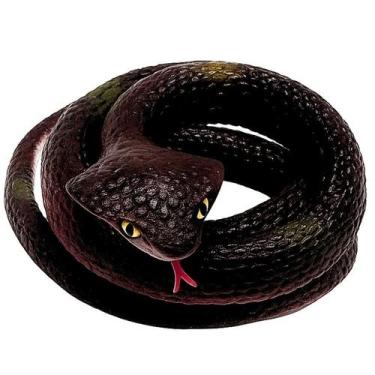 Imagem de Cobras De Borracha Serpente Naja Macia Brinquedo Realista - Store Shar