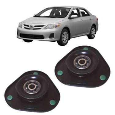 Imagem de Kit Coxim Batente Amortecedor Dianteiro Toyota Corolla 09/13 - Solupe 