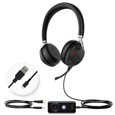 Imagem de Fone de ouvido Yealink UH38 Bluetooth USB com fio com cancelamento de 