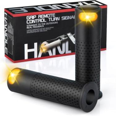 Imagem de E Scooter/guidão de bicicleta, sinal de seta, recarregável por USB, guidão de bicicleta, sinal de seta, pegador de scooter com controle remoto, alça de substituição à prova d'água/luz de aviso de