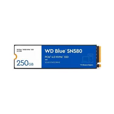 Imagem de SSD 250GB WD Blue SN580 NVMe M.2 PCle Leitura 4000  Gravacao 2000 - WDS250G3B0E