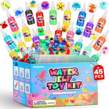 Imagem de Kit de brinquedos Shabebe Magic Water Elf com 20 géis mágicos e 18 mol