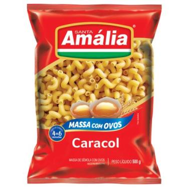 Imagem de Macarrão Santa Amália 500g Com Ovos Caracol