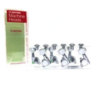 Imagem de Tarraxa canhota guitar trava Gotoh 6R SG381 07R MG cromada