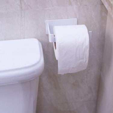 Imagem de Suporte Para Papel Higiênico De Parede Sem Furos 2 Cores - DUKAP, Bran