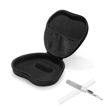 Imagem de Bonsava Capa para fone de ouvido Edifier W820 NB Plus, cor pura, Bluetooth, sem fio, bolsa de armazenamento em EVA com caneta de limpeza