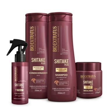 Imagem de Kit Bio Extratus Shitake Plus Reconstrução Nutritiva 4 Itens