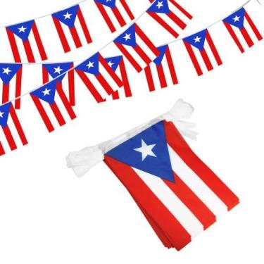 Imagem de Bandeira de cordas, bandeiras, bandeiras, Anley, Porto Rico, 33 pés, 3