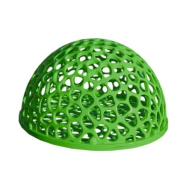 Imagem de WeiLaiKeQi Casa de abrigo para peixes Betta, abrigo para camarões, buracos de natação fáceis de limpar, decoração para aquário aquático, caverna, esconderijo, Verde