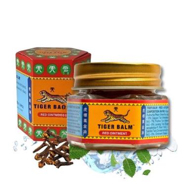 Imagem de Pomada Tiger Balm Vermelha Bálsamo Original Alívio Rápido Dores Muscul
