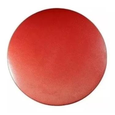 Imagem de Banqueta Alta Dobrável Com Assento Estofado - Moveraço, Vermelho