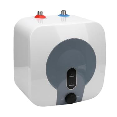 Imagem de Tanque pequeno sob a pia 110V-120V 1440-1500W 2,5 galão aquecedor de água armazenamento quente, mini trailer elétrico instantâneo RV TR cozinha compacto, caminhão de alimentos 2 peças 40.6 cm de