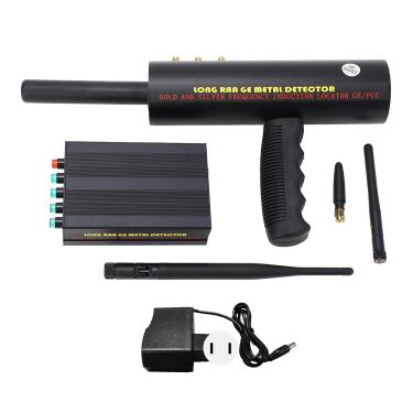 Imagem de Fafeicy Localizador de Ouro Profissional de Detector de Metais Com 1000m Range 20m Profund 3 Antenas para Caçar Tesouros Arqueologia Segurança Inspeção (Plugue nos EUA)