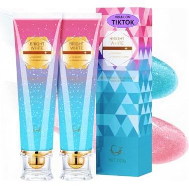 Imagem de Pasta de dente clareadora de niacinamida, kimralur creme dental intensivo de clareamento triplo com niacinamidas, fórmula livre de flúor é adequada para dentes sensíveis (2)