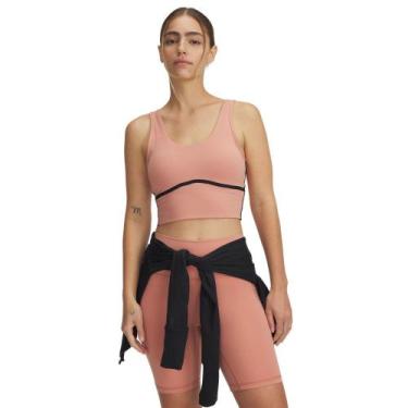 Imagem de Regata de Treino Under Armour Meridian Piped Feminina, Rosa, M