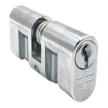 Imagem de 2X Cilindro Miolo Para Fechadura Haga Berlin Cromado  Fino 