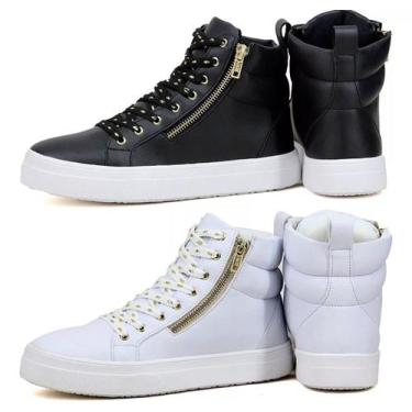 Imagem de Kit 2 Bota Botinha Tênis Cano Alto Feminino Fitness até n.º 41 - ffc, 