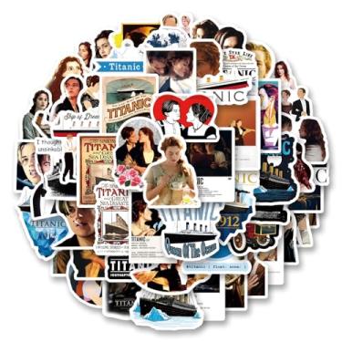 Imagem de 60pcs Classical Romantic Movie Stickers Pack, Aesthetic Vinyl Waterproof Sticker Decal for Water Bottle,Laptop,Phone,Skateboard,Scrapbooking for Kids Teens Adults for Party Supply Decor