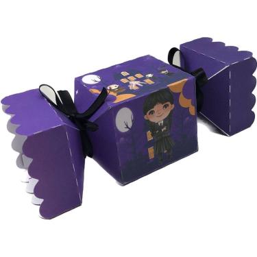 Imagem de 10 Caixinhas Festa Lembrancinha Wandinha - 10 Bala