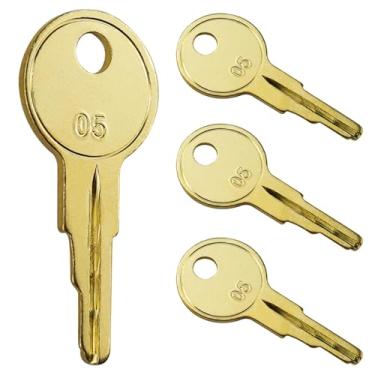 Imagem de B05 Chaves para caixa de ferramentas e fechaduras de armário para caixa de ferramentas Hus-ky Home De-pot Hud-son De-walt Toolboxes 4 unidades