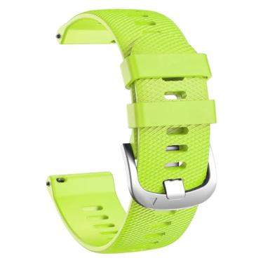 Imagem de Pulseiras para Garmin Forerunner 255/265, 22 mm compatível com Garmin Vivoactive 4/Venu 3/Venu 2 (verde, 22 mm)