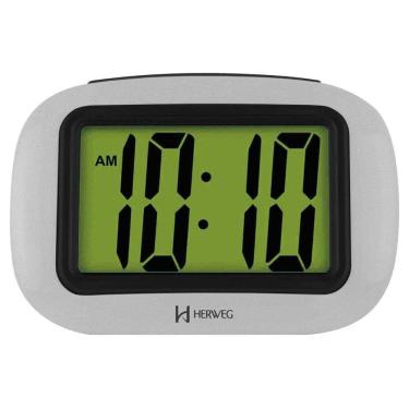 Imagem de Despertador Digital Herweg Ref: 2976-070 Prateado