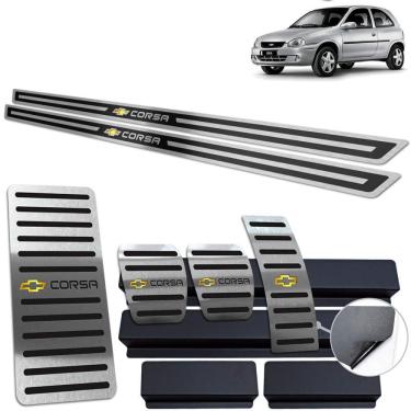 Imagem de Descanso Pedaleira Manual Soleira 2P Corsa 1994 A 2001 Preto