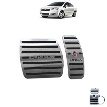 Imagem de Pedaleira Automático Fiat Linea 2009 A 2016 Preto